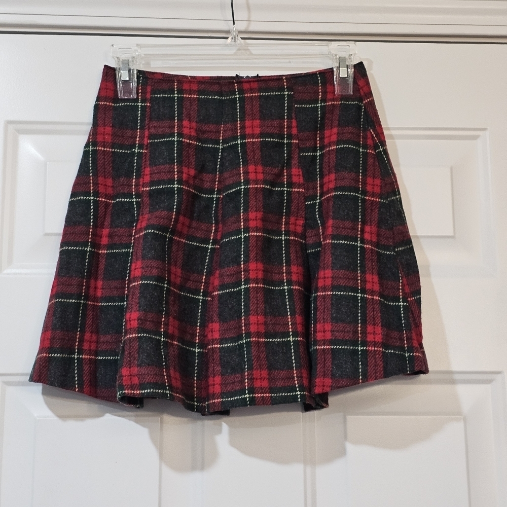 A BYER California Paid Skirt For Girls Size 5  Light Academia Preppy  {Box15}